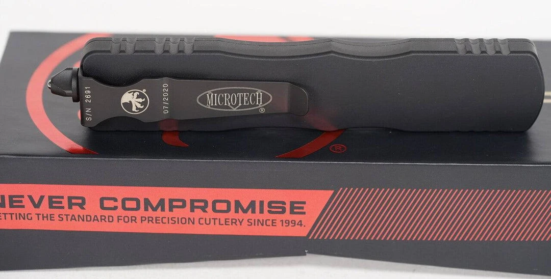 Microtech 227-1 DLCT Dirac Delta Black DLC Double Edge Dagger (USA) All Knife Brands 6 Microtech 227-1 DLCT Dirac Delta Black DLC Double Edge Dagger (USA) All Knife Brands