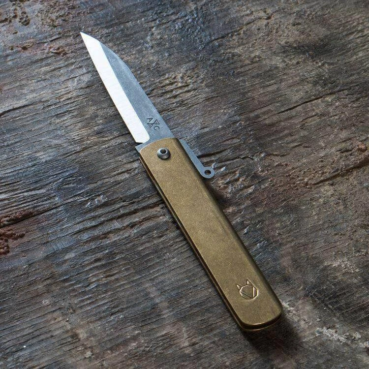 Andersson & Copra Urban Husky Friction Folder Knife Brass (2.9" Stonewash) 3 Andersson & Copra Urban Husky Friction Folder Knife Brass (2.9" Stonewash)