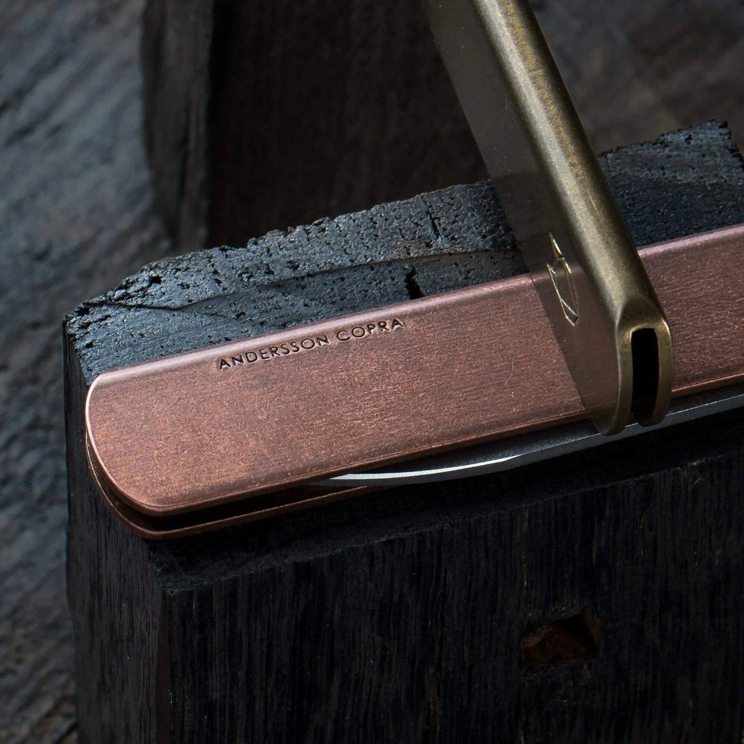 Andersson & Copra Urban Husky Friction Folder Knife Copper (2.9" Stonewash) 6 Andersson & Copra Urban Husky Friction Folder Knife Copper (2.9" Stonewash)