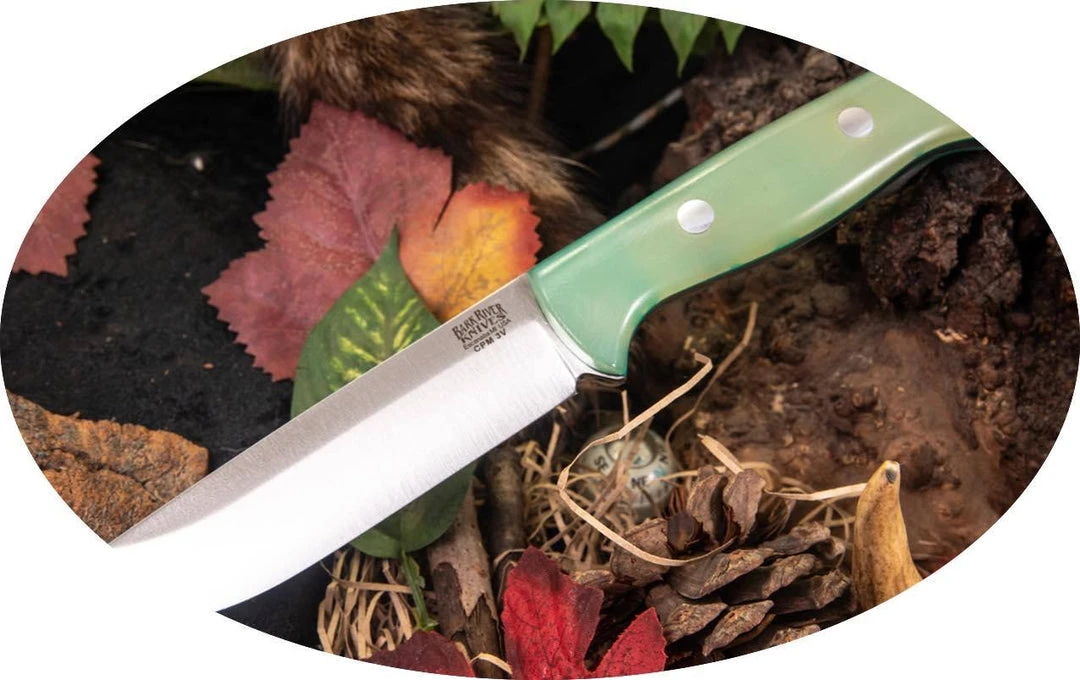 BARK RIVER KNIVES Bark River Bravo 1.25 LT Knife CPM 3V Rampless Jade G-10 (USA) 3 BARK RIVER KNIVES Bark River Bravo 1.25 LT Knife CPM 3V Rampless Jade G-10 (USA)