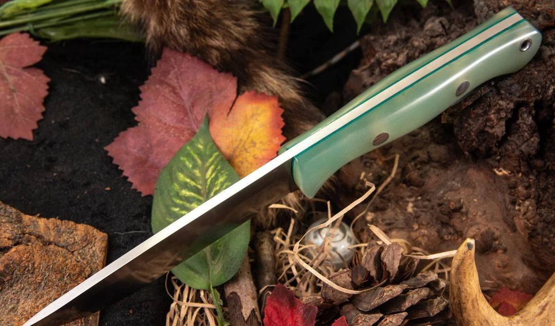 BARK RIVER KNIVES Bark River Bravo 1.25 LT Knife CPM 3V Rampless Jade G-10 (USA) 4 BARK RIVER KNIVES Bark River Bravo 1.25 LT Knife CPM 3V Rampless Jade G-10 (USA)