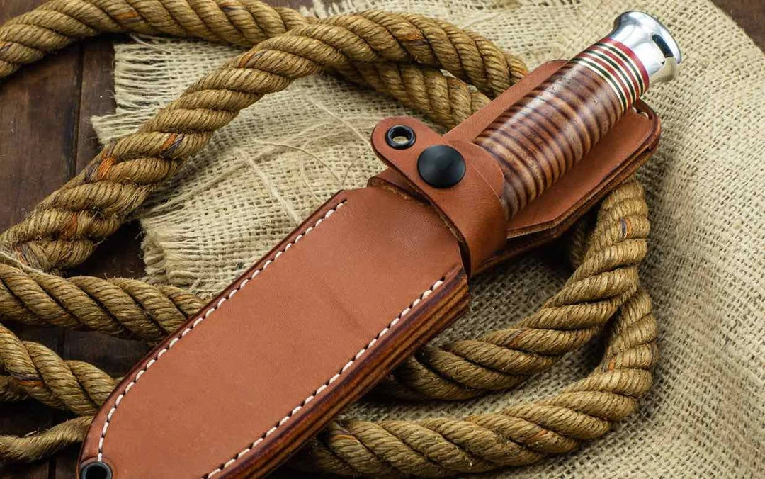 BARK RIVER KNIVES Bark River Canoe Knife CruWear Hellfire Maple Burl (USA) 4 BARK RIVER KNIVES Bark River Canoe Knife CruWear Hellfire Maple Burl (USA)