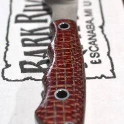 BARK RIVER KNIVES Bark River Mini Canadian CPM 3V Knife Micarta W/ White Liners (USA)