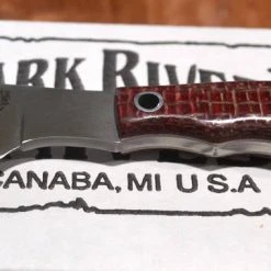 BARK RIVER KNIVES Bark River Mini Canadian CPM 3V Knife Micarta W/ White Liners (USA)