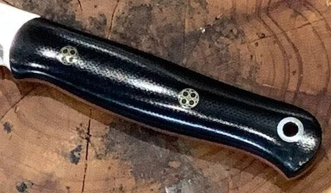 BARK RIVER KNIVES Bark River Ultralite Bushcrafter CPM 3V Black Micarta Handles Mosaic Pins 5 BARK RIVER KNIVES Bark River Ultralite Bushcrafter CPM 3V Black Micarta Handles Mosaic Pins