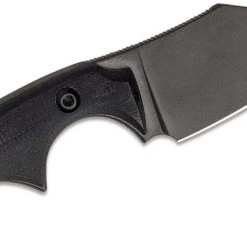 BASTINELLI CREATIONS Bastinelli BB Drago Cutter V2 Fixed 2" Black PVD N690CO All Knife Brands