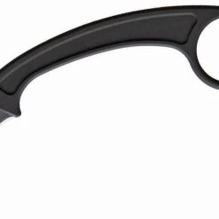 BASTINELLI CREATIONS All Knife Brands Bastinelli PiKa Fixed 1.65" Black Cerakote N690CO Hawkbill Blade