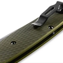 Benchmade 537GY-1 Bailout Knife Green Aluminum Knife 3.4