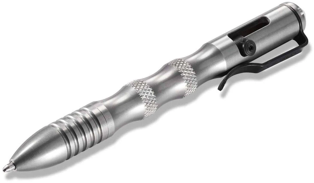 Benchmade Longhand Tactical Pen, Brushed Stainless 4.62" 6 Benchmade Longhand Tactical Pen, Brushed Stainless 4.62"