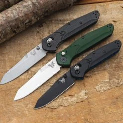 Benchmade Osborne 9400 Auto Knife Green Aluminum (3.4" Satin) 15 Benchmade Osborne 9400 Auto Knife Green Aluminum (3.4
