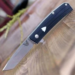 Benchmade Tengu Flipper Knife Black G-10 (2.77" Satin) 601 11 Benchmade Tengu Flipper Knife Black G-10 (2.77