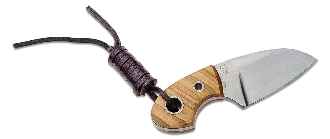 Boker 02BO238 Vox Knives Gnome Fixed 2.2" Olive Wood 5 Boker 02BO238 Vox Knives Gnome Fixed 2.2" Olive Wood