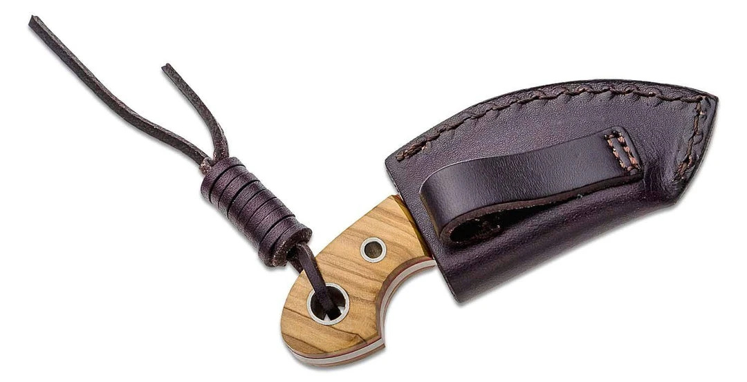 Boker 02BO238 Vox Knives Gnome Fixed 2.2" Olive Wood 7 Boker 02BO238 Vox Knives Gnome Fixed 2.2" Olive Wood