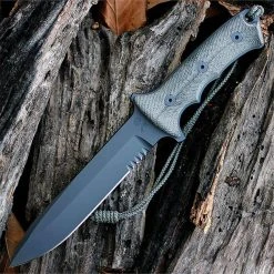 CHRIS REEVE KNIVES Chris Reeves Green Beret 7" Spear Point Knife S45VN Black Sheath (USA) 13 CHRIS REEVE KNIVES Chris Reeves Green Beret 7