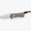 CHRIS REEVE KNIVES Chris Reeves Large Inkosi Natural Canvas Micarta
