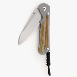 CHRIS REEVE KNIVES Chris Reeves Large Inkosi Natural Canvas Micarta