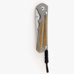 CHRIS REEVE KNIVES Chris Reeves Small Inkosi Natural Canvas Micarta