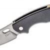 CRKT Pilar III Folding Knife 2.967" D2 Stonewashed Plain Blade, Black G10 CRKT Knives