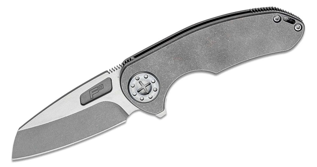 CURTISS CUSTOM KNIVES Curtiss F3 Medium Flipper Knife 3.25" CTS-XHP Wharncliffe - F3 Medium WH/FL 3 CURTISS CUSTOM KNIVES Curtiss F3 Medium Flipper Knife 3.25" CTS-XHP Wharncliffe - F3 Medium WH/FL