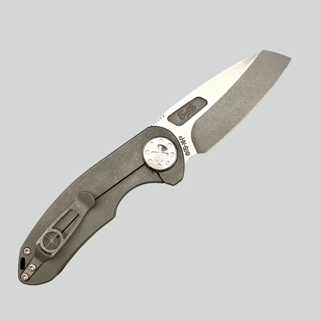 CURTISS CUSTOM KNIVES Curtiss Knives F3 Medium CTS-XHP Wharncliffe Non-Flipper Slim Folder WH/NF 5 CURTISS CUSTOM KNIVES Curtiss Knives F3 Medium CTS-XHP Wharncliffe Non-Flipper Slim Folder WH/NF