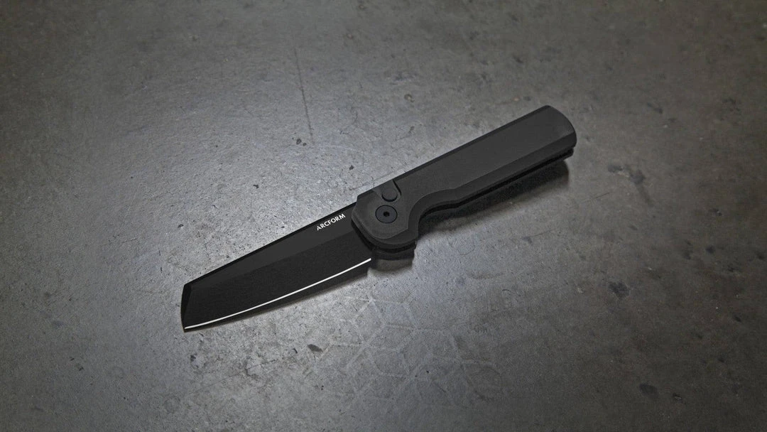 Darcform Slimfoot Auto Black Alum 3.1" 154CM Black Bade (USA) Arcform Knives 9 Darcform Slimfoot Auto Black Alum 3.1" 154CM Black Bade (USA) Arcform Knives