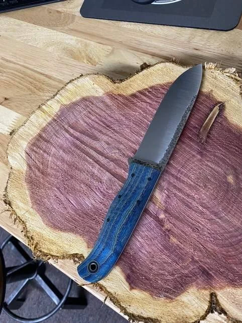 Fiddleback Forge Bushcrafter Sr. Knife W/ Curly Ash Handles 11 Fiddleback Forge Bushcrafter Sr. Knife W/ Curly Ash Handles