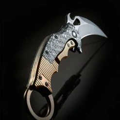 FOX KNIVES Fox 01FX122 FX-599TIC Folding Karambit 2.55" ELMAX Carbon Fiber 9 FOX KNIVES Fox 01FX122 FX-599TIC Folding Karambit 2.55