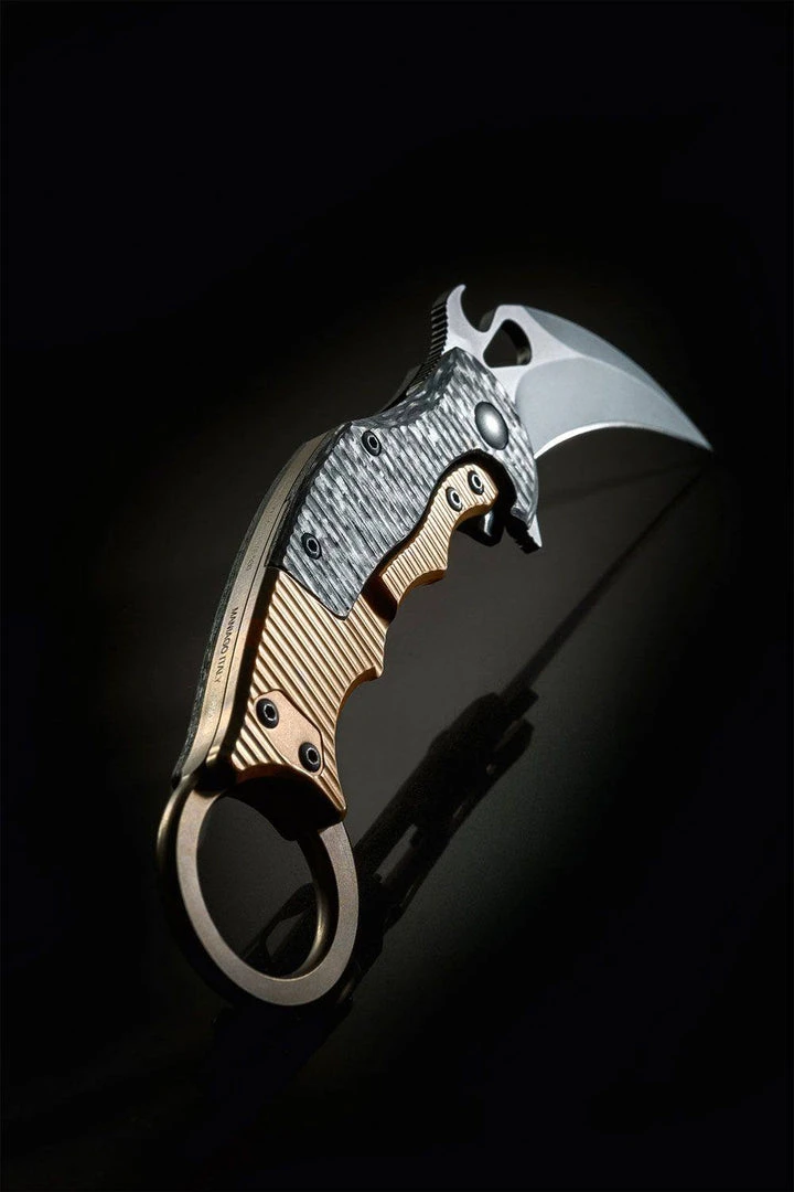 FOX KNIVES Fox 01FX122 FX-599TIC Folding Karambit 2.55" ELMAX Carbon Fiber 6 FOX KNIVES Fox 01FX122 FX-599TIC Folding Karambit 2.55" ELMAX Carbon Fiber