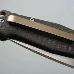 BOKER Fox 01FX136 FX-528 TUR Folding Knife 2.95" ELMAX Carbon Fiber