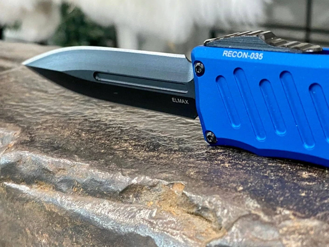 Guardian Tactical Recon-035 94131 D/E Auto Blue Black Tactical Knife (3.25") 3 Guardian Tactical Recon-035 94131 D/E Auto Blue Black Tactical Knife (3.25")