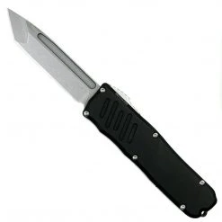 GUARDIAN TACTICAL RECON-035 TANTO OTF AUTO KNIFE BLACK / STONEWASH 93521