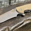 RICK HINDERER All Knife Brands Hinderer XM-18 3.5″ Recurve Stonewash FDE G10