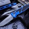 Microtech Socom Elite T/E Auto Knife Blue Handle (Stonewash Blade) 161A-10 BL All Knife Brands 1 Microtech Socom Elite T/E Auto Knife Blue Handle (Stonewash Blade) 161A-10 BL All Knife Brands