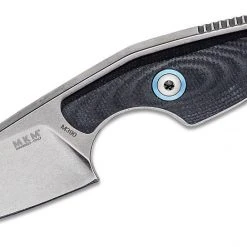 MANIAGO KNIFE MAKERS All Fixed Blades Jesper Voxnaes Mikro 2 Sheepsfoot Fixed Blade By MKM, Black G10 10 MANIAGO KNIFE MAKERS All Fixed Blades Jesper Voxnaes Mikro 2 Sheepsfoot Fixed Blade By MKM, Black G10