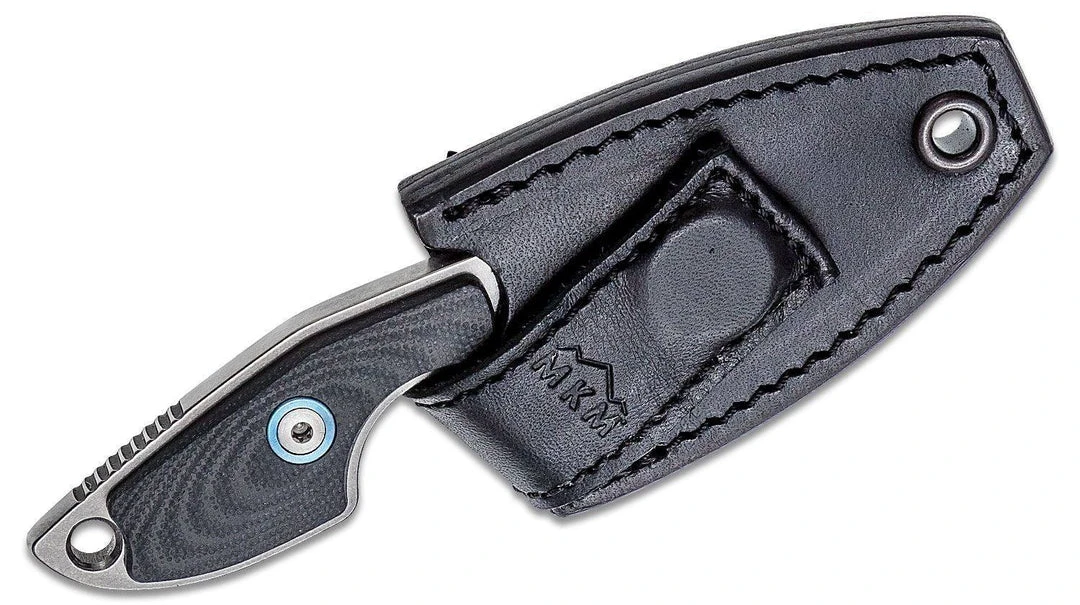 MANIAGO KNIFE MAKERS All Fixed Blades Jesper Voxnaes Mikro 2 Sheepsfoot Fixed Blade By MKM, Black G10 7 MANIAGO KNIFE MAKERS All Fixed Blades Jesper Voxnaes Mikro 2 Sheepsfoot Fixed Blade By MKM, Black G10