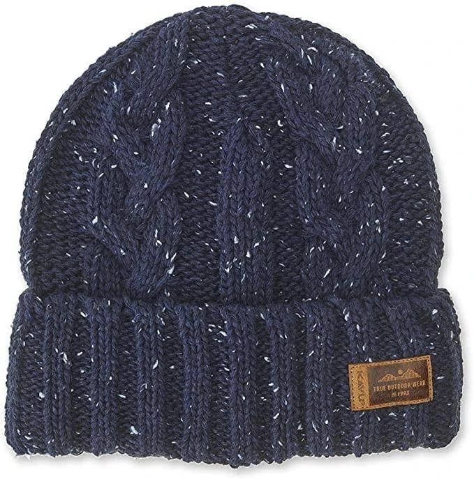 KAVU Mckinley Beanie - Cuffed Knit Cap (Navy) Hats & Accessories 3 KAVU Mckinley Beanie - Cuffed Knit Cap (Navy) Hats & Accessories