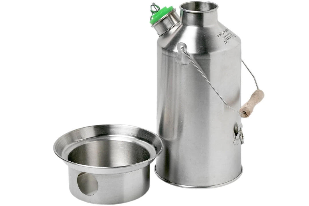 Kelly Kettle Base Camp Kettle 1.6L Stainless 50001 (Latest Model) Water Filtration 4 Kelly Kettle Base Camp Kettle 1.6L Stainless 50001 (Latest Model) Water Filtration