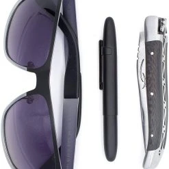 LAGUIOLE HONORE DURAND Laguiole Durand Handmade Folding 10cm Carbon Fiber Knife 12C27 (France)