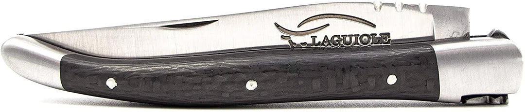 LAGUIOLE HONORE DURAND Laguiole Durand Handmade Folding 10cm Carbon Fiber Knife 12C27 (France) 6 LAGUIOLE HONORE DURAND Laguiole Durand Handmade Folding 10cm Carbon Fiber Knife 12C27 (France)
