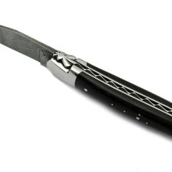 LAGUIOLE HONORE DURAND Laguiole Handmade LD6KE Folding Knife 3.875" Damascus (France)