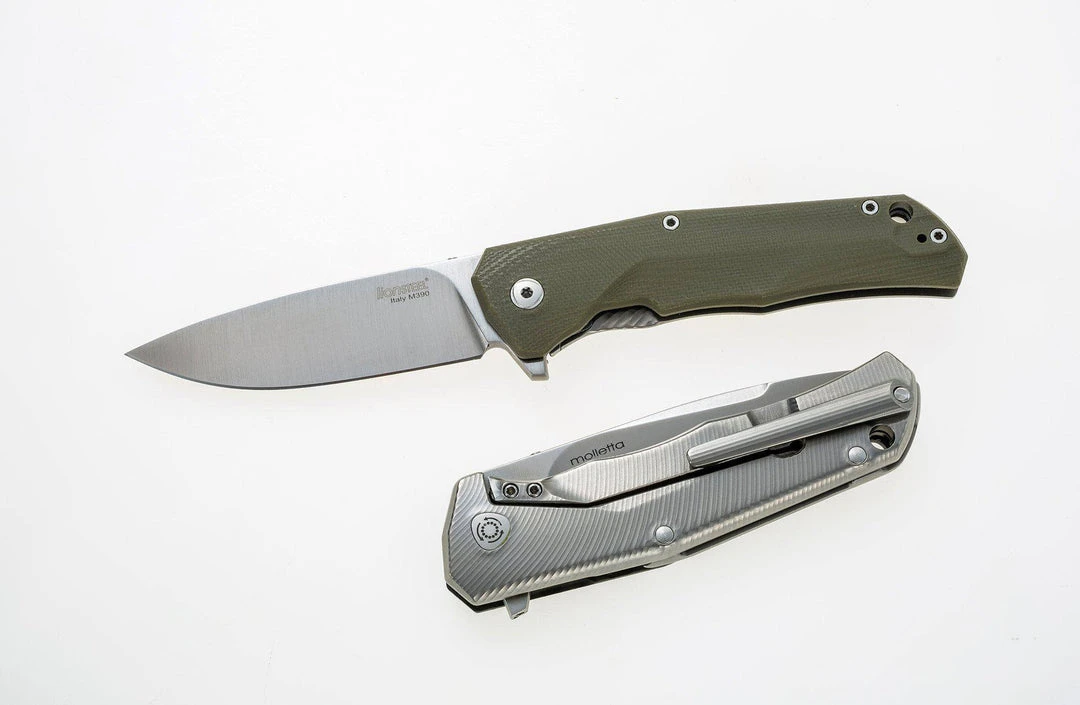 LionSteel TRE Folder 2.91" M390 Blade, OD Green G10 5 LionSteel TRE Folder 2.91" M390 Blade, OD Green G10