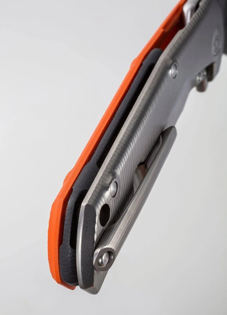 LionSteel TRE Folder 2.91" M390 Blade, Orange G10 6 LionSteel TRE Folder 2.91" M390 Blade, Orange G10