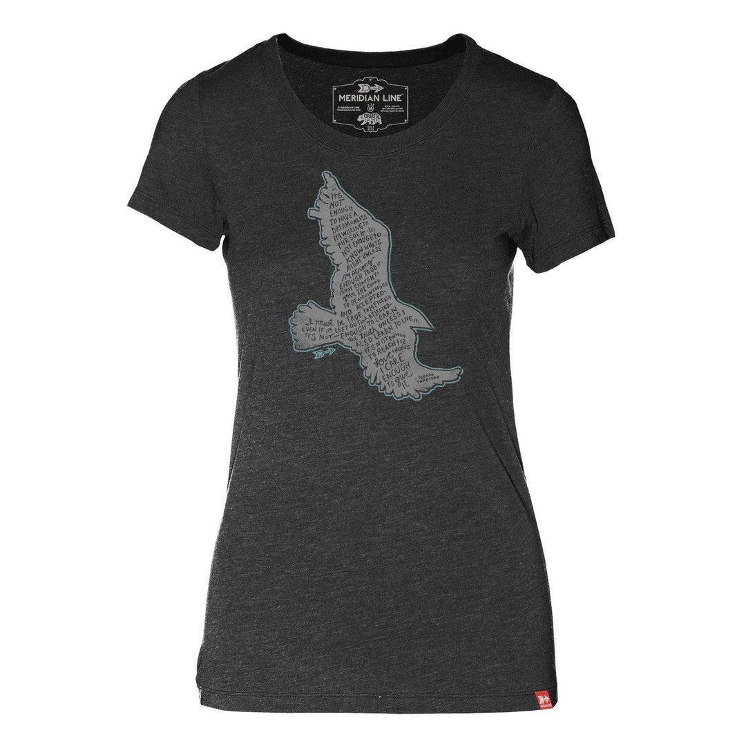 Meridian Line Thrasher Bird Women's T-Shirt Meridian Line Clothing 4 Meridian Line Thrasher Bird Women's T-Shirt Meridian Line Clothing