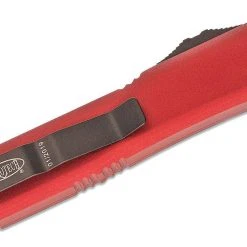 All Knife Brands Microtech 122-1RD Ultratech Auto OTF Knife 3.46" Double Edge Red Handle 7 All Knife Brands Microtech 122-1RD Ultratech Auto OTF Knife 3.46