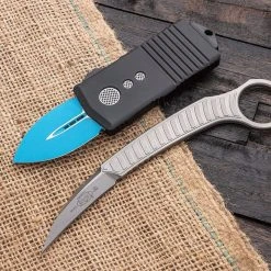 All Knife Brands Microtech 157-1JK Exocet Jedi Knight OTF Auto Knife 1.98