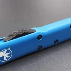 All Knife Brands Microtech 231-1BL UTX-85 S/E Blue Handle Black Blade 7 All Knife Brands Microtech 231-1BL UTX-85 S/E Blue Handle Black Blade