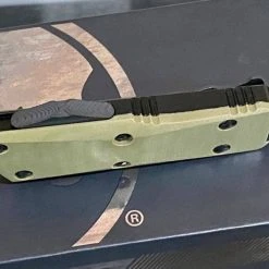 Microtech 238-1GTODS Troodon Mini 1.99" D/E SS OD GREEN G10 OTF Auto Knife