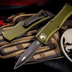 MICROTECH 702-1OD HERA D/E BLACK STD OD GREEN All Knife Brands