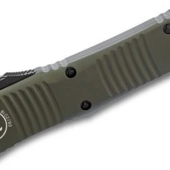 Microtech Combat Troodon Tanto OTF Auto Knife Green (3.8" Black) 144-1 OD All Knife Brands 9 Microtech Combat Troodon Tanto OTF Auto Knife Green (3.8