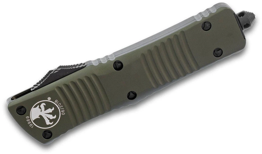 Microtech Combat Troodon Tanto OTF Auto Knife Green (3.8" Black) 144-1 OD All Knife Brands 6 Microtech Combat Troodon Tanto OTF Auto Knife Green (3.8" Black) 144-1 OD All Knife Brands